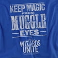 thumbnail image 2 of Harry Potter Wizards Unite Hidden Magic Women's T Shirt, Royal, X-Large, 2 of 6