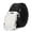 1-Black, variant on 1 Pack Canvas Web Belts for Men and Women, Heavy Adjustable No-Hole Belts with Iron Buckle, 50" Long Size 32-38, Cut-to-Fit Design for Outdoor, Work, Casual Wear