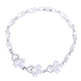 thumbnail image 2 of de Cristal Diamante Artificial Brazalete Joya Nupcial Atractivo de Moda 4, 2 of 9