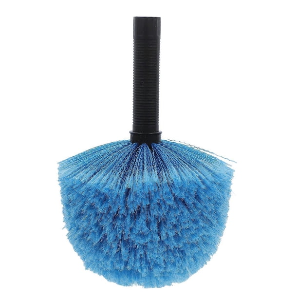 Cobweb Duster Head Ceiling and Gutter Cleaning Brush Round Head Spider Web Duster for High Ceilings Corners Indoor Outdoor Use