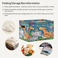 thumbnail image 5 of Ryvnso Cute Giraffe Elephant Storage Basket Large Bin Foldable Boxes Toys Organizer 14.2x10.2x8.3in 1 PC, 5 of 8