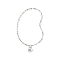 Kendra Scott Women's Brielle Medallion Chain Necklace in Silver