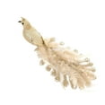 thumbnail image 2 of Glitter Peacock Christmas Tree Topper Decoration Long Tail Feather Peacock Bird Clip On Ornament for Xmas Tree Decor,10 X3.14 INCH, 2 of 5