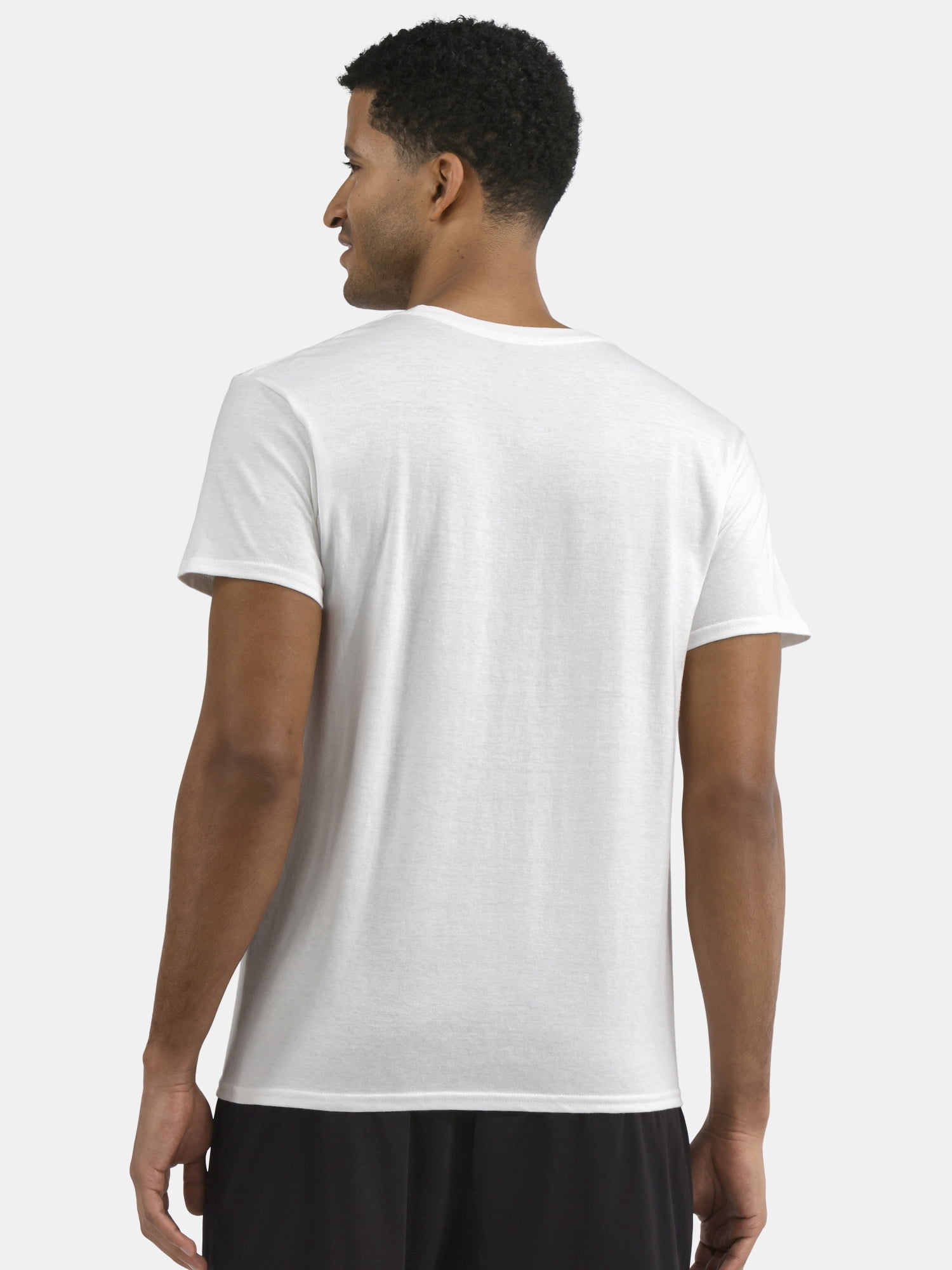 Athletic Works Men's and Big Men's Cotton Active Tee, 4-Pack, Sizes XS-5XL