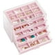 thumbnail image 1 of Joyero ProCase, organizador de pendientes, 5 cajones, color rosa, 1 of 7