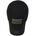 thumbnail image 4 of Men Women American Flag Patch Embroidered Army Sports Baseball Cap Sun Hat, 4 of 4