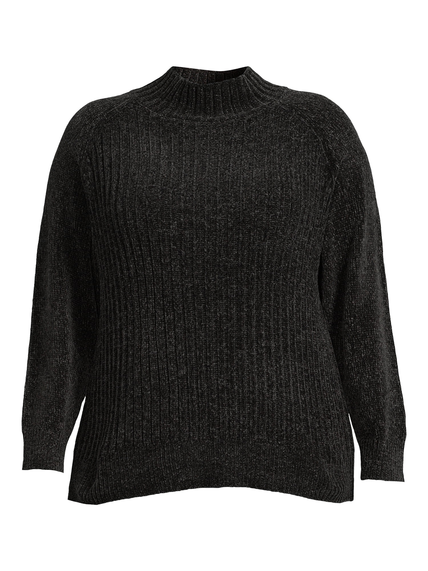 Terra & Sky Women's Plus Size Chenille Sweater, Sizes 0X-4X
