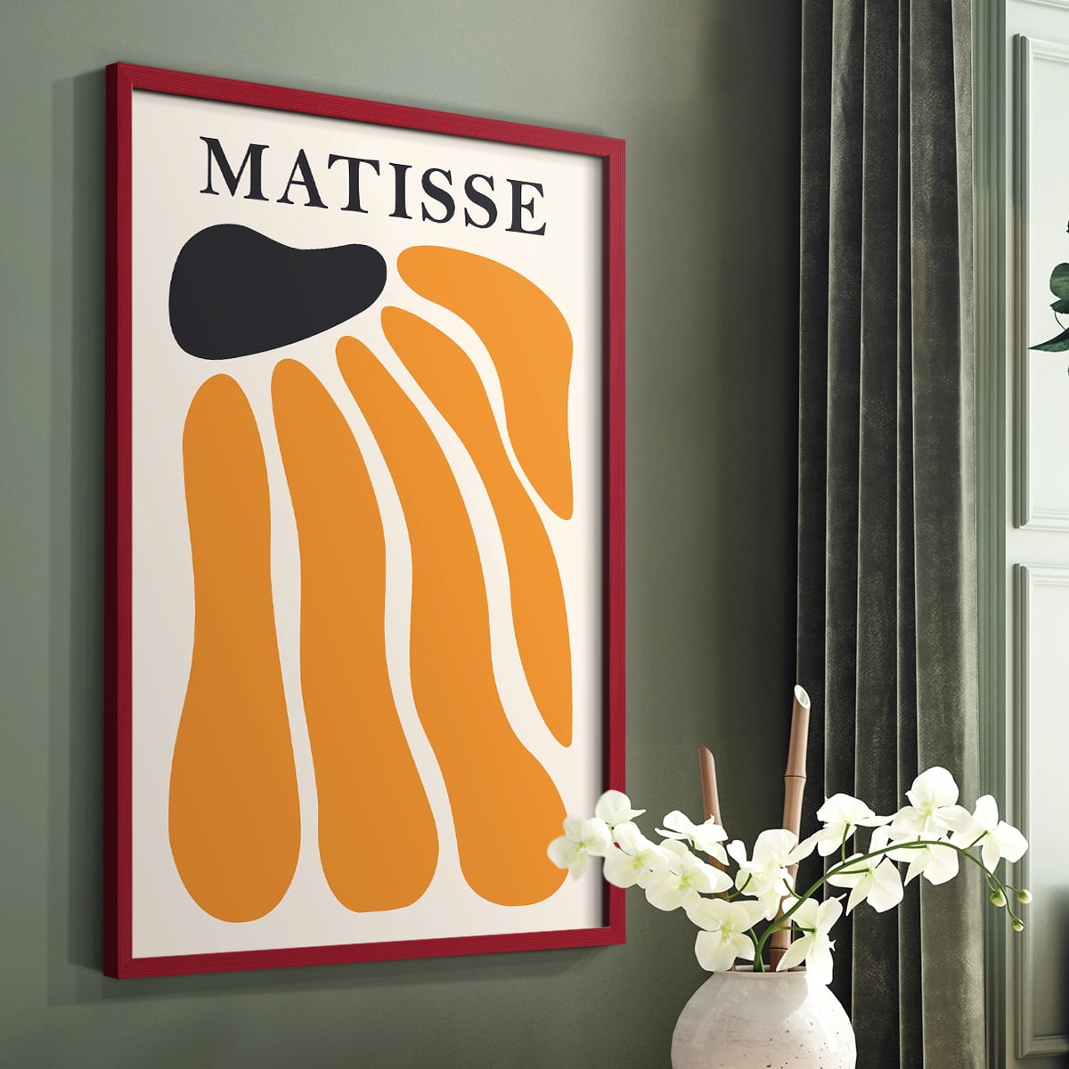 Matisse CCLXXV in Solid Wood 8 x 10 Framed Print