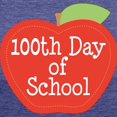 thumbnail image 3 of CafePress - 100Th Day Of School Red Apple White T Shirt - Womens Tri-blend T-Shirt, 3 of 4