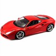thumbnail image 6 of Ferrari Burago 1/18 Scale Diecast - 18-16008 488 GTB Rosso red, 6 of 7