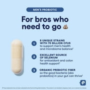 Physicians Choice Probiotics for Men 70 Billion CFU for Digestive, Gut, Colon Health, 30 Count