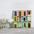 thumbnail image 4 of Square Canvas Wall Art for Bedroom Bathroom Old San Juan Puerto Rico Picture Print Painting Artwork for Living Room,Kitchen,Office,Stretched and Framed 16"x16", 4 of 6