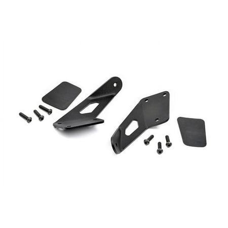 Rough Country - 70210 - 20-inch Single or Dual Row LED Light Bar Hood Mounting Brackets (Jeep TJ / LJ) for Jeep: 97-06 Wrangler TJ 4WD, 04-06 Wrangler Unlimited LJ 4WD