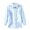 Z2Sky Blue, variant on GobdXE Unisex Kids Stripe Button Up Shirt Long Sleeve Lapel Casual Shirt Back to School Daily Outfit Blue,4-5 Years