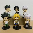 thumbnail image 1 of Figuras Anime Hunter X Hunter, Killua Zoldyck 1184, Kurapika 1185, Gon Freecsynchronization 1183, GON · complementario ECSS 1186, PVC, Figma Toy6PCS zhangyuxiang unisex, 1 of 2