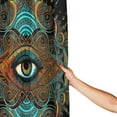 thumbnail image 4 of XMXT Waterproof Shower Curtain Liner with Iron Hooks, Persian Eye Print Shower Curtains for Bathroom Decor Accessories, 72 x 72 inches, 4 of 8