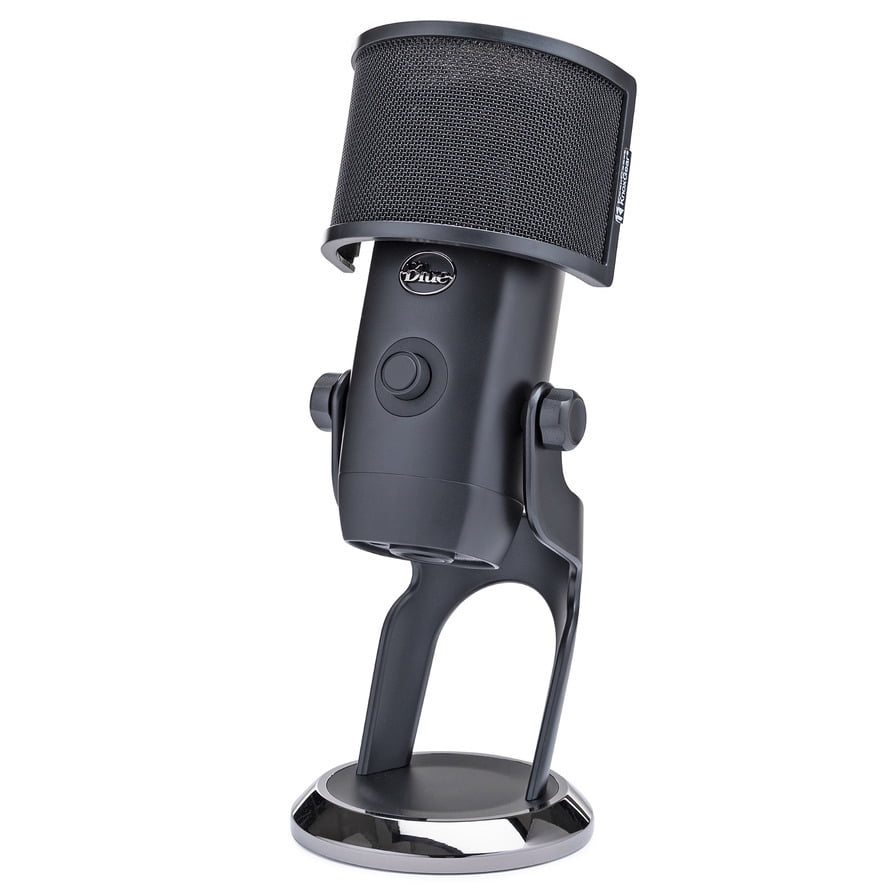 talsmand kanal Stratford på Avon BLUE Microphones Yeti X USB Microphone (Dark Gray) with Knox Gear Pop  Filter - Walmart.com