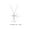 Zircon Silver Cross (Women's), variant on 925 Sterling Silver Cross Couple's Necklace Pendant, Unisex, Fashionable, Hip-Hop Style