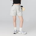 thumbnail image 2 of MKHSQHDG Boys Swim Shorts with Compression Liner Boys Shorts for Outdoor Activities Comfortable Elastic Waist Summer Casual Play Shorts for Kids Age 4 15 Easy to and Hand Wash 5-6 Years, 2 of 3