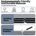 thumbnail image 6 of Patiowell Lockable Resin Garden Storage Shed, 8' x 6', Grey & White, 6 of 8