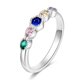 thumbnail image 1 of 2023 Anillo de bodas 925 Anillos de dedo de plata para mujer Flor infinita Princesa Wishbone Corazón Anillo de compromiso Anillo popular Tan Jianjun unisex, 1 of 2