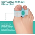 thumbnail image 2 of Welnove Bunion Corrector, Toe Separators with 2 Loops, Big Toe Spacer Suitable for Bunion and Overlap Toe (Pack of 12, Blue), 2 of 6