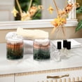 thumbnail image 4 of Yayeee 2 Pack Qtip Holder Bathroom Cotton Swab Canister with Lid Clear Dispenser Set, Mountains at Dawn, 4 of 6