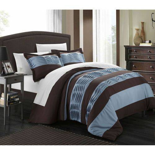 Stripped Blue Quilt Covers Oxford Printed single double/oxford square pillowcase 
