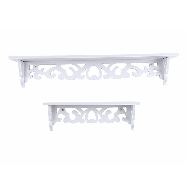 Estante flotante estante montado en la pared estantes montados Compuesto de madera y plástico Estante de pared Muebles Decoración para el hogar Soporte tallado para ropa de ANGGREK Otros