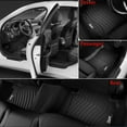 thumbnail image 3 of 3W Floor Mats for Mercedes Benz GLC (2016-2020) - All Weather Heavy Duty Custom Fit TPE Car Floor Mats Liners, Black, 3 of 5