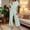 Green, variant on 2 Piece Outfits for Women Striped Short Sleeve Top Cropped Wide Leg Pants Set Casual Summer Lounge Matching Suits Beige L