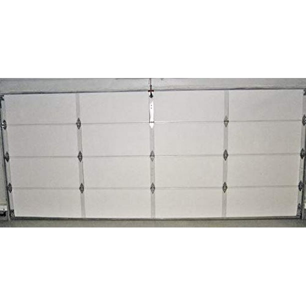 Ant Nasa Tech White Reflective Foam Core 2 Car Garage Door Insulation Kit 18 Ft Wide X 8 Ft High R Value 8 0 Made In Usa Walmart Com