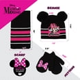 thumbnail image 2 of Disney Toddler Winter Hat, Kids Gloves or Toddlers Mittens, Matching Scarf, Minnie Mouse Baby Beanie for Girl Ages 2-4, 2 of 5