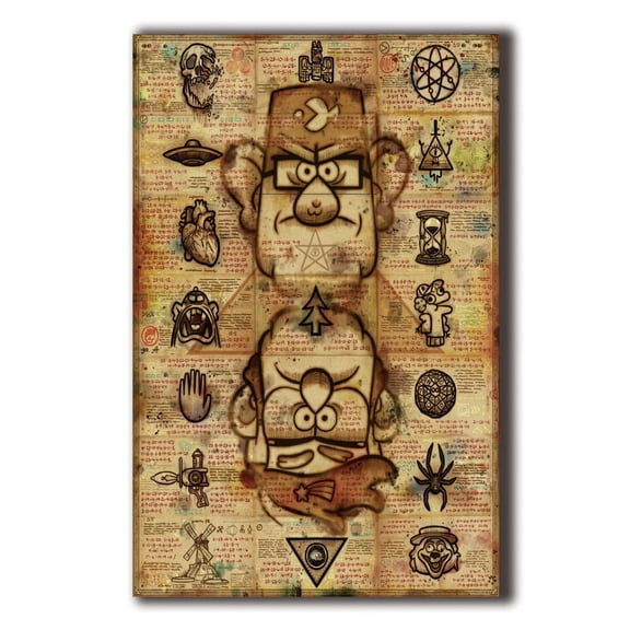 Gravity Falls - Secret Messages Poster for Home Decor Wall Art