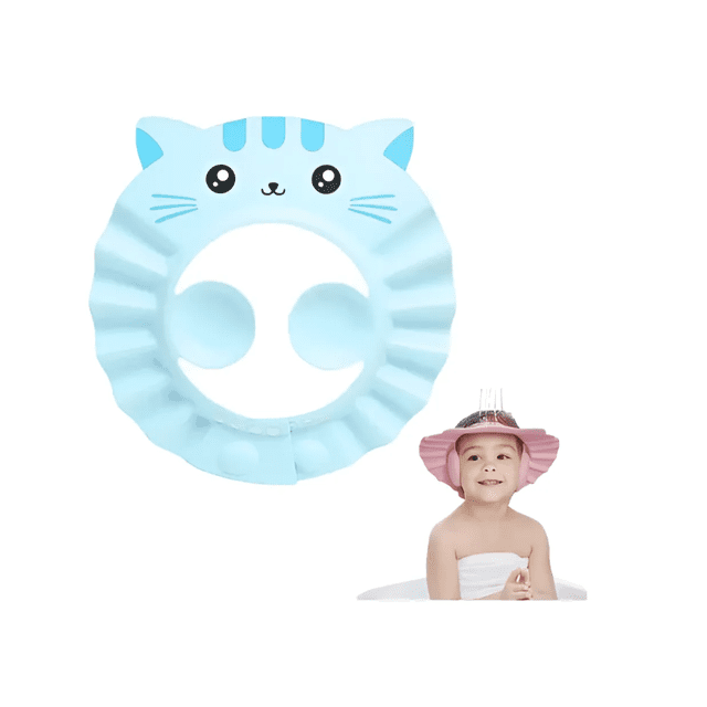 Gorro Visera Ducha Xtellar Baño Bebe Protector Oidos Ojos Ajustable