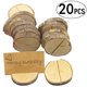 thumbnail image 1 of 20 piezas madera Artware registro corteza tarjeta Clip boda hogar Festival decoración mensaje tarjeta Base, 1 of 5