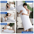 thumbnail image 4 of Oaskys Memory Foam Body Pillow with Rolled Edge Design – Long Support Cushion, Ideal for Side Sleepers, Pregnancy Maternity & Post Surgery Recovery, 4 of 8