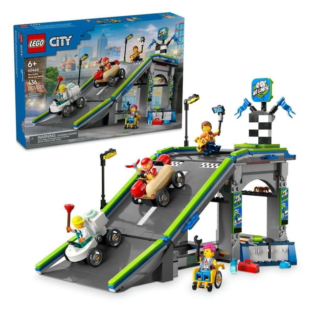 Set LEGO City Sin Límites: Rampa de Aceleración para Autos de Carreras 60460
