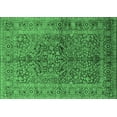 thumbnail image 1 of Ahgly Company Indoor Rectangle Oriental Emerald Green Industrial Area Rugs, 5' x 8', 1 of 4