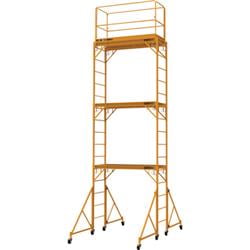 METALTECH Scaffold Tower,Steel,Wood I-T3CISC by Metaltech