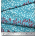 thumbnail image 3 of Soimoi Cotton Voile Fabric Artistic Floral Print Fabric by the Yard 42 Inch Wide, 3 of 3