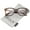 Tortoise / Clear, variant on zeroUV Unisex Modern Chunky Frame Wide Temple Clear Lens Square Horn Rimmed Glasses 51mm (Black / Clear) - 51mm