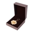 thumbnail image 4 of Cadena de oro de 30 mm con colgante bañado en oro de 24 quilates, regalo para mujer., 4 of 5