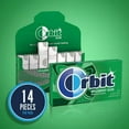 thumbnail image 3 of 2x-Orbit Spearmint Sugar Free Chewing Gum Single Pack -14 Piece, 3 of 5