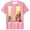 Pink, variant on Mens Los Angeles T-Shirt Green, LA Graphic Tee with Palm Trees & Skyline, Stretch Breathable Short Sleeve, Regular Fit Casual Shirt,Size XL