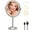 Nickel, variant on TUSHENGTU 8" Lighted Makeup Mirror, 1X/10X Magnifying Mirror, 2000mAh battery, USB charging makeup mirror