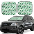 thumbnail image 2 of Uemuo Cactus Plants Printed 2 PCS Car Windshield Sun Shade, Auto Sun Heat and UV Rays Blocker, Foldable Automotive Front Window Sunshade Protector, 2 of 7