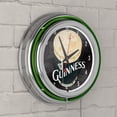 thumbnail image 4 of Guinness Smiling Pint Retro Neon Analog Wall Clock with Pull Chain, 4 of 4