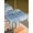 Mist Blue, variant on Outdoor Tablecloth with Umbrella Hole & Zipper, Navy Blue Coastal Rectangle Tablecloth 52x70 Inch, Ocean Beach Coral Starfish Nautical Vintage Patio Table Cover Waterproof Table Cloth for Picnic