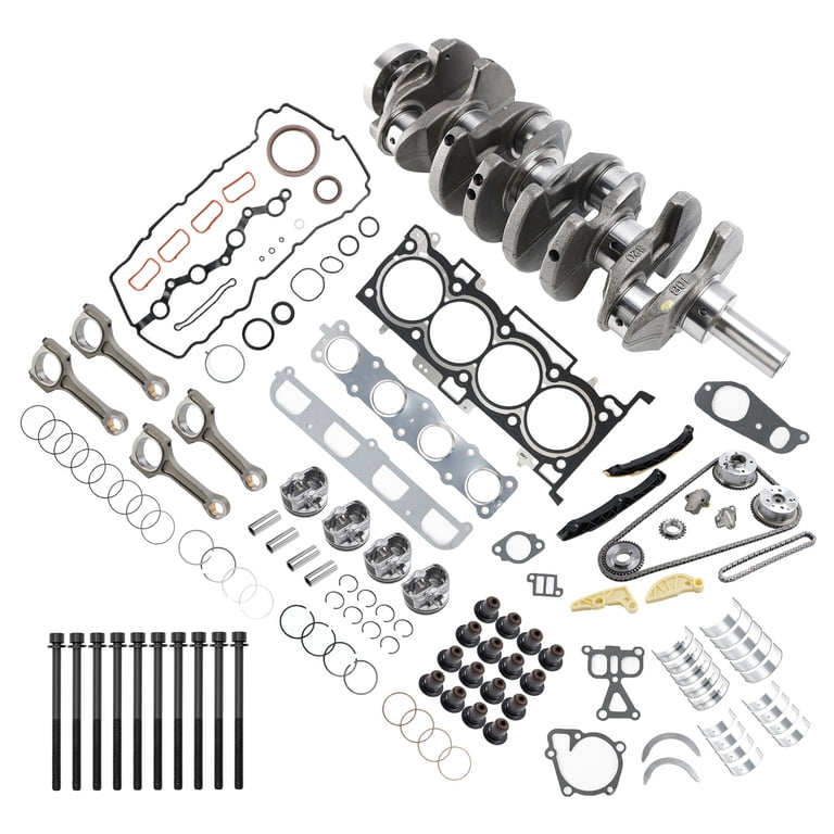 Engine Overhaul Rebuild Gasket Kit Crankshaft Con Rod Bearing Set Piston Fit 2.0